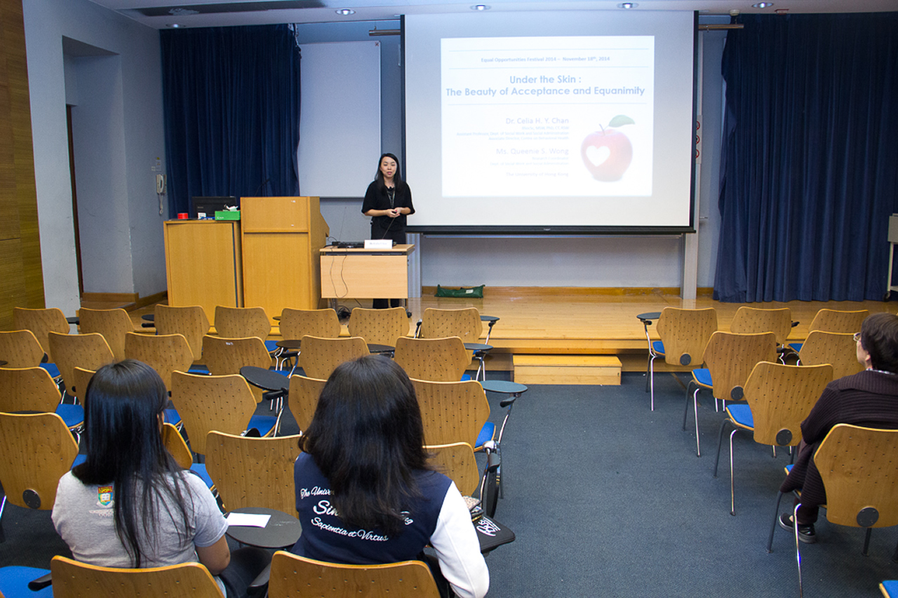 Talk on “Under the Skin: The Beauty of Acceptance and Equanimity”  Event Photo