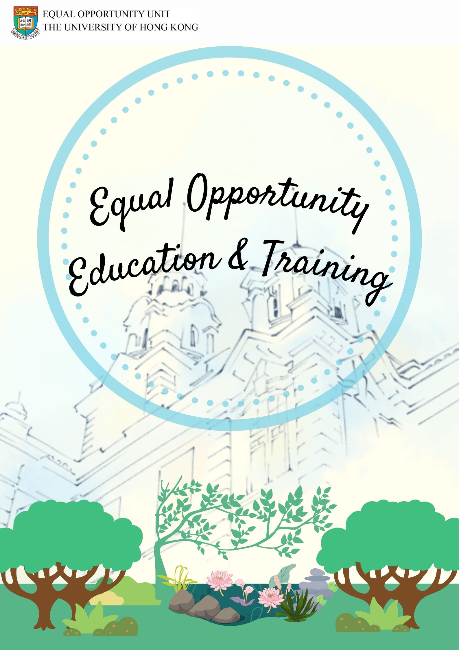 Equal Opportunity Education and Training Poster. Content same as text on this webpage.